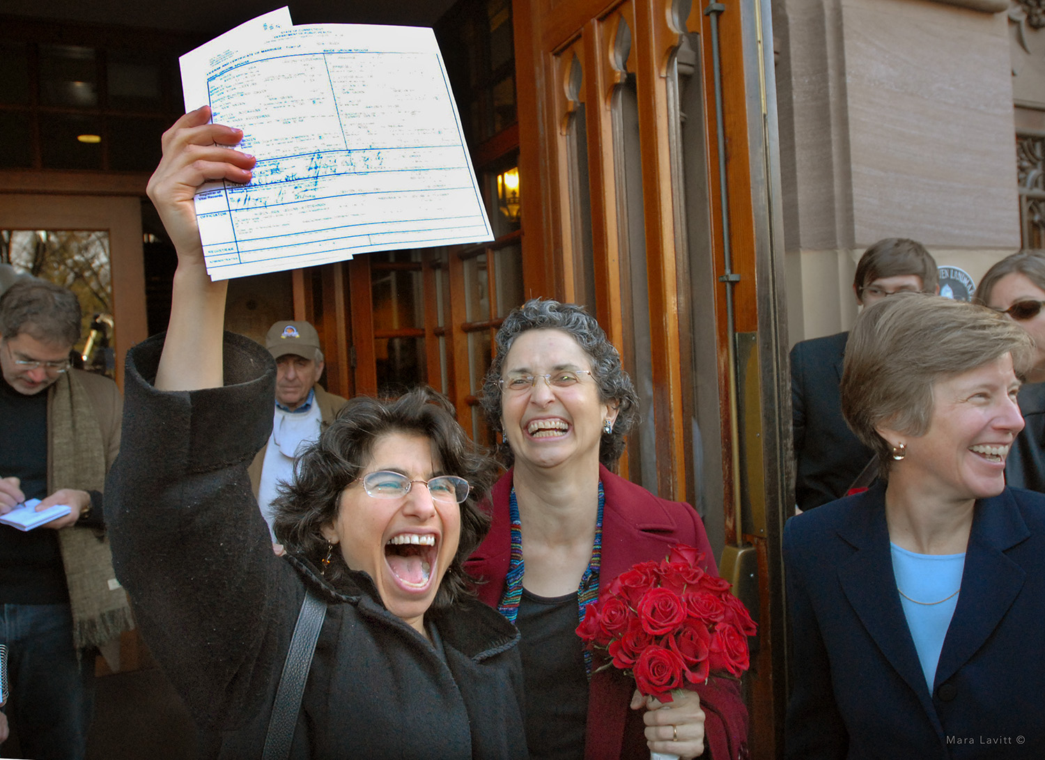 Celebrating Gay Marriage in Connecticut in 2008